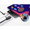 ATEN USB-C reisidokk võimsuse läbipääsuga, universaalne, USB USB-C, must, hõbedane