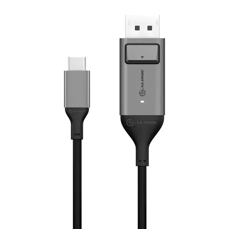 ALOGIC 2m Ultra USB-C isane DisplayPort isasele kaabel, 4K 60 Hz, LED, valge