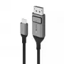ALOGIC 2m Ultra USB-C isane DisplayPort isasele kaabel, 4K 60 Hz, LED, valge