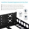 StarTech.com 3U Fixed 19 inch Adjustable Depth Universal Server Rack Rails