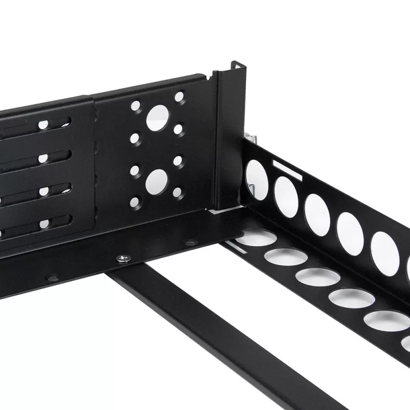 StarTech.com 3U Fixed 19 inch Adjustable Depth Universal Server Rack Rails