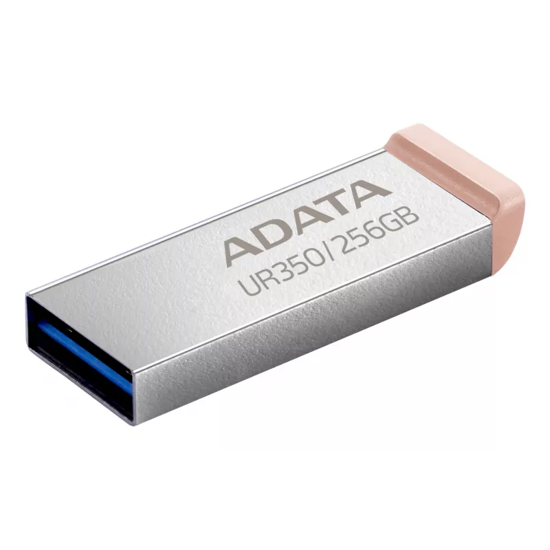 ADATA UR350 USB-mälupulk 256 GB USB Type-A 3.2 Gen 1 (3.1 Gen 1) Pruun, roostevaba teras