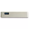 StarTech.com USB-C Gigabiti Etherneti adapter koos USB-A pordiga – valge, 1 Gbps NIC, USB 3.0/USB 3.1 USB-C võrguadapter – 1 GbE USB-C RJ45/LAN, TB3-ga ühilduv, Windows, MacBook Pro, Chromebook