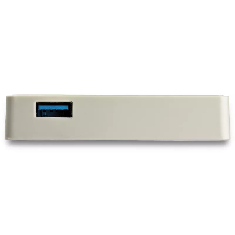 StarTech.com USB-C Gigabiti Etherneti adapter koos USB-A pordiga – valge, 1 Gbps NIC, USB 3.0/USB 3.1 USB-C võrguadapter – 1 GbE USB-C RJ45/LAN, TB3-ga ühilduv, Windows, MacBook Pro, Chromebook
