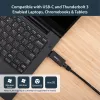 StarTech.com USB-C–Gigabit Etherneti adapter – 1 Gbps NIC USB 3.0/USB 3.1 tüüp C võrguadapter – 1GbE USB-C–RJ45/LAN port, Thunderbolt 3 ühilduv Windows MacBook Pro Chromebook