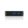 ATEN 2-pordiline USB 3.0 välisseadmete jagamise seade, 5 Gbit/s, Micro-USB Type-B, must, plast, 0 - 40 °C, -20 - 60 °C