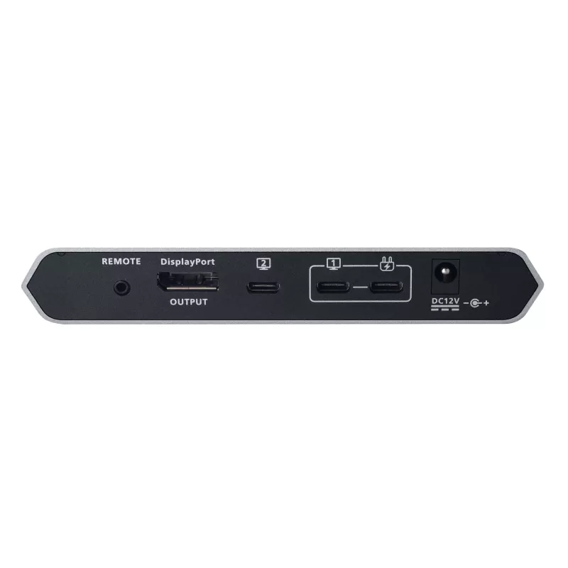 ATEN 2-pordiline 4K DisplayPort USB-C KVM-dokklüliti läbiva toitega