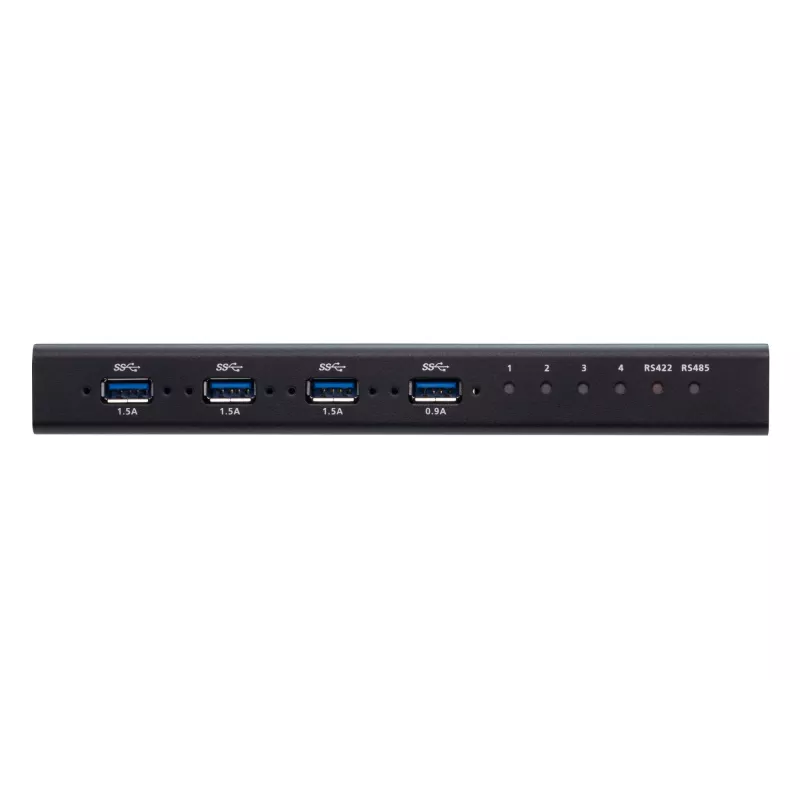 ATEN 4-Port USB 3.1 Gen1 Industrial Switch, 5 Gbit/s, Must, Metall, 0 - 50 °C, -20 - 60 °C, 0 - 80%
