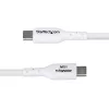 StarTech.com 3m (9,8 jalga) USB-A USB-C laadimiskaabel, laadimine ja sünkroonimine, 3A, USB 2.0, TPE ümbris – valge USB-laadimisjuhe