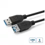 Microconnect USB3.0AAF1B USB-kaabel USB 3.2 Gen 1 (3.1 Gen 1) 1 m USB A Must