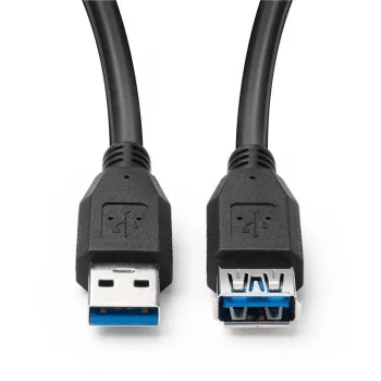 Microconnect USB3.0AAF2B USB-kaabel USB 3.2 Gen 1 (3.1 Gen 1) 2 m USB A Must