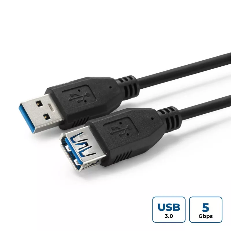 Microconnect USB3.0AAF3B USB-kaabel USB 3.2 Gen 1 (3.1 Gen 1) 3 m USB A Must