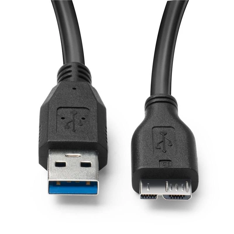 Microconnect USB3.0AB05MICRO USB-kaabel USB 3.2 Gen 1 (3.1 Gen 1) 0,5 m USB A Micro-USB B Must