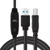 Microconnect Active USB3.0 A-B 7m M-M Must kaabel 5 Gbit/s