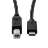 Microconnect USB3.1C2B2 USB-kaabel USB 2.0 1,8 m USB C USB B Must