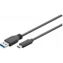 Microconnect USB3.1CA05 USB-kaabel USB 3.2 Gen 1 (3.1 Gen 1) 0,5 m USB C USB A Must