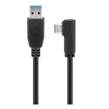 Microconnect USB3.1CA05A USB-kaabel USB 3.2 Gen 1 (3.1 Gen 1) 0,5 m USB A USB C Must