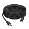 Microconnect USB3.1CA10AMP USB-kaabel USB 3.2 Gen 1 (3.1 Gen 1) 10 m USB C USB A Must