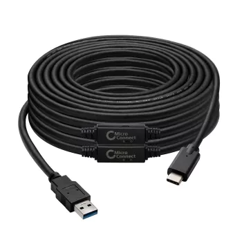 Microconnect USB3.1CA10AMP USB-kaabel USB 3.2 Gen 1 (3.1 Gen 1) 10 m USB C USB A Must