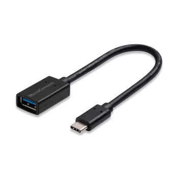 Microconnect USB3.1CAF02BH USB-kaabel USB 3.2 Gen 1 (3.1 Gen 1) 0,2 m USB C USB A Must