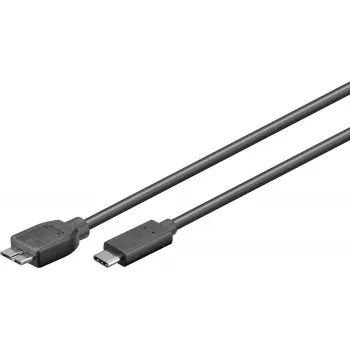 Microconnect USB3.1CAMIB3.06 USB-kaabel USB 3.2 Gen 2 (3.1 Gen 2) 0,6 m USB-C Micro-USB B Must