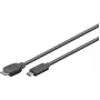 Microconnect USB3.1CAMIB3.06 USB-kaabel USB 3.2 Gen 2 (3.1 Gen 2) 0,6 m USB-C Micro-USB B Must
