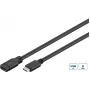 Microconnect USB3.1CC1.5EX USB-kaabel USB 3.2 Gen 1 (3.1 Gen 1) 1,5 m USB C Must