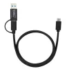 Microconnect USB3.1CCA1 USB-kaabel USB 3.2 Gen 1 (3.1 Gen 1) 1 m USB C Must