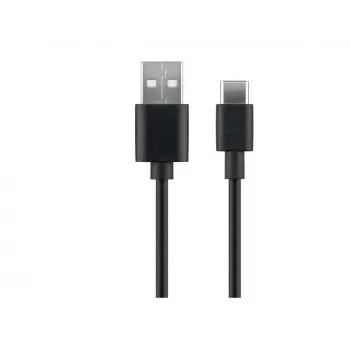 Microconnect USB3.1CCHAR05B USB-kaabel USB 2.0 0,5 m USB A USB C Must