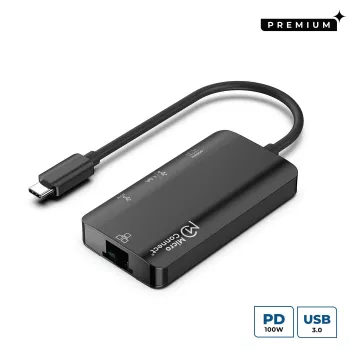 Microconnect USB3.1CCOM16 sülearvuti dokkimisjaam/pordireplikaator Juhtmega USB 3.2 Gen 1 (3.1 Gen 1) USB-C Hall