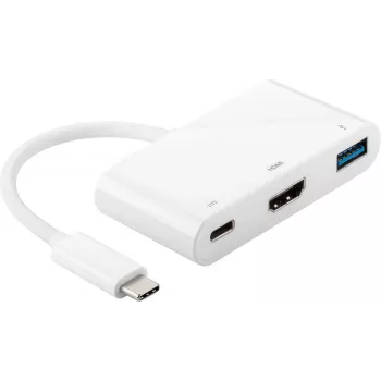 Microconnect USB3.1CCOM2 USB-graafikaadapter, valge