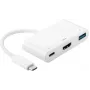 Microconnect USB3.1CCOM2 USB-graafikaadapter, valge