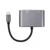 Microconnect USB3.1CETHPDBA pistikuadapter USB C RJ-45 Must