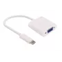 Microconnect USB3.1CVGAW USB graafikaadapter Valge