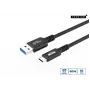 Microconnect USB3.2AC05 USB-kaabel USB 3.2 Gen 2 (3.1 Gen 2) 0,5 m USB C USB A Must