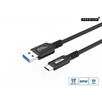 USB-kaabel Microconnect USB3.2AC15 1.5m USB C USB A 10 Gbit/s Must