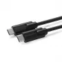 Microconnect USB3.2CC0.25 USB-kaabel USB 3.2 Gen 2 (3.1 Gen 2) 0,25 m USB C Must
