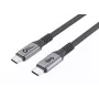Microconnect USB3.2CC01 USB-kaabel USB 3.2 Gen 2 (3.1 Gen 2) 1 m USB C Must