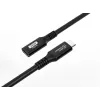 Microconnect USB3.2CC1EX USB-kaabel USB4 Gen 2x2 1 m USB C Must