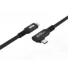 USB-kaabel Microconnect USB3.2CC2-A 2m USB C Must USB 3.2 Gen 2x2 20 Gbit/s