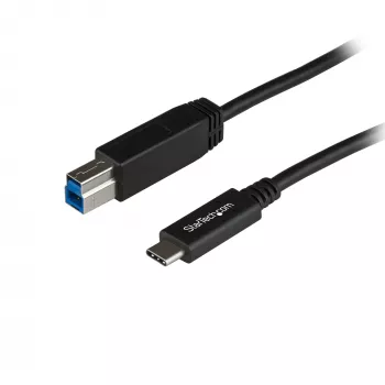 StarTech.com 3.3 ft (1 m) USB-B – USB-C kaabel, USB 10 Gbps, andmejuhe, USB 3.2 Gen 2, USB-C andmeedastuskaabel