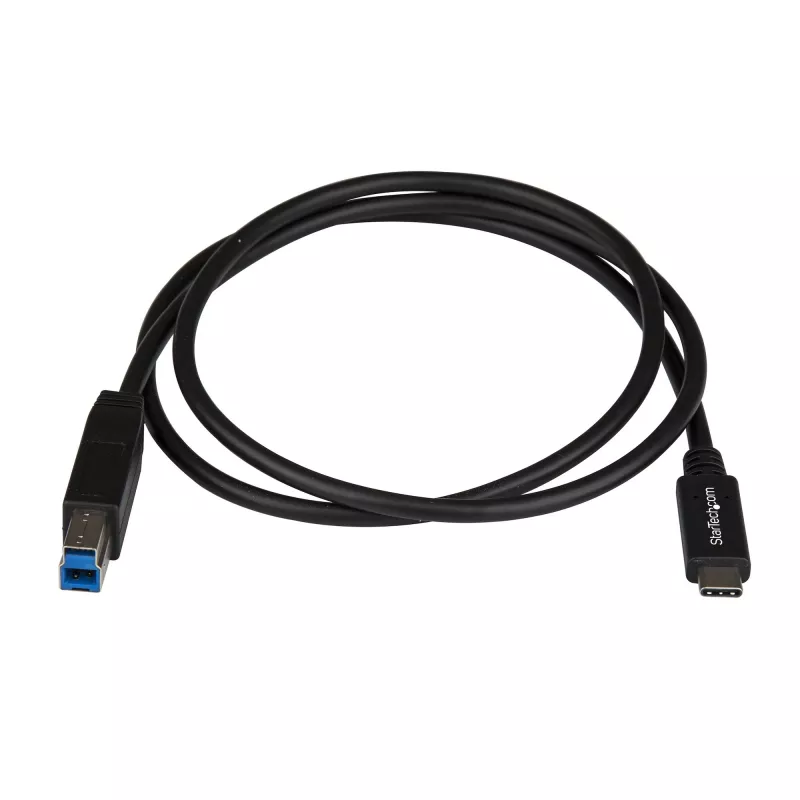 StarTech.com 3.3 ft (1 m) USB-B – USB-C kaabel, USB 10 Gbps, andmejuhe, USB 3.2 Gen 2, USB-C andmeedastuskaabel