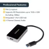 StarTech.com USB 3.0 HDMI-adapter 1 USB-pordiga, USB-HDMI monitorimuundur Windowsile (ei toeta macOS/ChromeOS/Linux) – TAA