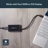 StarTech.com USB 3.0 HDMI-adapter 1 USB-pordiga, USB-HDMI monitorimuundur Windowsile (ei toeta macOS/ChromeOS/Linux) – TAA