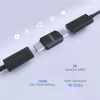 Microconnect USB4-CC-240W USB-kaabel 0 m USB-C Must