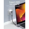 Microconnect USB4-CCFA-240W USB-kaabel 0 m USB C Must
