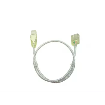 Microconnect USBAAF05T USB-kaabel USB 2.0 0,5 m USB A läbipaistev