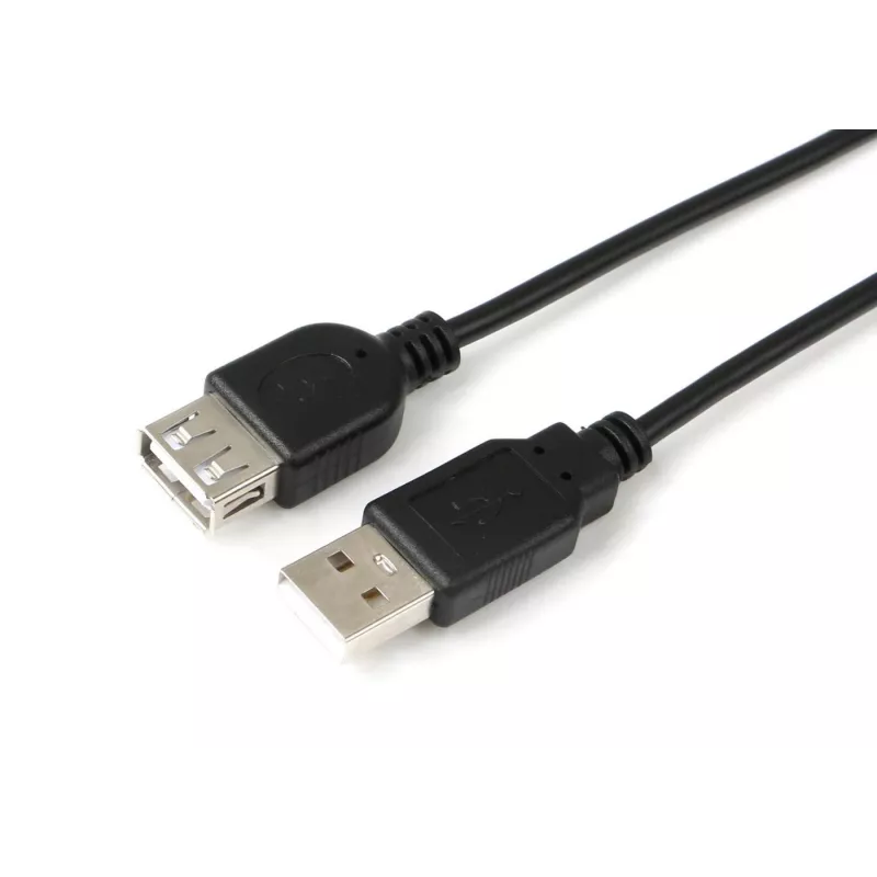 Microconnect USBAAF1B USB-kaabel USB 2.0 1 m USB A Must