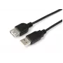 Microconnect USBAAF1B USB-kaabel USB 2.0 1 m USB A Must