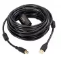 Microconnect USBAB20B-ACTIVE USB-kaabel USB 2.0 20 m USB A USB B Must